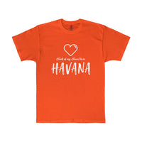 My Heart is in Havana Cuba Souvenir/Camila Cabello Song Lyric Reference Unisex Tee